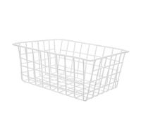 SHINEOFI Panier De Rangement Pour Congélateur Coffre 28x21,5x12 Cm Plastique Blanc Organisateur De Congélateur Domestique Boîte De Conservation Alimentaire La Cuisine