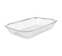 SHINEOFI Panier en Acier Inoxydable pour Lave-vaisselle Panier Métallique Porte-couverts Fond Plat Multifonction Rangement la Cuisine Moyen 2024