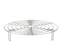 SHINEOFI Panier Vapeur en Acier Inoxydable 304 24 Cm Support de Cuisson Vapeur Multifonction Anti-brûlure Pratique pour Cuisson Légumes Petits Pains et Raviolis