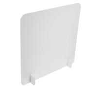 SHINEOFI Panneau de Séparation Anti-Éclaboussures Protection PVC 80X60 CM Bureau et Restaurant Séparateur de Table Prévention des Éternuements