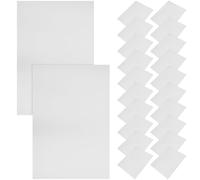 SHINEOFI Papier en Fibres Céramiques A4 210X297X1Mm Lot de 20 Feuilles Isolantes Haute Température pour Four à Micro-Ondes et Poêle à Bois Joint Ignifuge et Matériau D’Isolation pour
