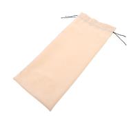 SHINEOFI Paquet à Cordon en Flanellette Beige pour Instruments à Vent Occidentaux et Clairon, Pochette Protectrice Élégante pour Répétitions Quotidiennes et Concerts