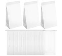 SHINEOFI Paquet à Vomi Jetables 50 Pièces Papier Étanches Résistants pour Déplacements en Voiture et Avion Adaptés aux Malaises et Vomissements