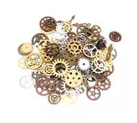SHINEOFI Paquet D'accessoires Engrenages Steampunk Bricolage Diy, Matériel Artisanal, Décoration Créative Pour Bijoux Faits Main, Usage Loisirs Créatifs, Couleur Métallique, Taille Compacte