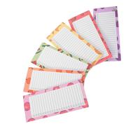SHINEOFI Paquet De 6 Remarque du plan magnétique aimant réfrigérateur d'épicerie magnétique Carnet de planificateur quotidien