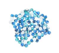 SHINEOFI Patchs Autocollants Phosphorescents 100 Pcs Cabochon Rond 8 Mm Diy Bijoux Créatifs Décoration Artisanale Pour Loisirs Créatifs Matériaux Lumineux