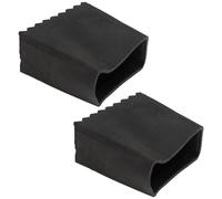 SHINEOFI Patins Antidérapants en Caoutchouc 5X5X1 Pouce Accessoires pour Échelles à Cadre en A Rotule Adaptés aux Échelles Isolées