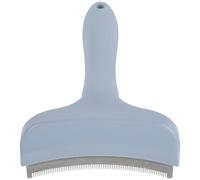SHINEOFI Peigne Démêlant pour Animaux de Compagnie Bleu Ciel Grand Format Brosse pour sous-Poil de Chien et Chat Outil D’Élimination des Poils Morts pour Toilettage et Mue Adapté aux