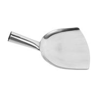 SHINEOFI Pelle à Foyer en Acier Inoxydable 17 MM Épaisseur 19 CM Outil de Nettoyage de Cheminée Pelle à Cendres pour Barbecue et Poêle à Bois Accessoire Résistant à la Chaleur Usage