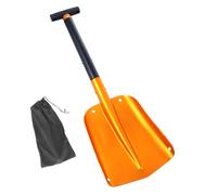 SHINEOFI Pelle à Neige Pliante pour Voiture, Grattoir à Glace en Aluminium Léger, Pelle Détachable Paquet de Transport, Déneigement Hivernal, Outil Compact pour Voyage et Outdoor