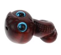 SHINEOFI Pendentif Serpent du Zodiaque 2025, Mini Breloque en Bois Sculptée | Porte-clés et Chaîne de Téléphone, Memento Année du Serpent, Usage Maison Bureau