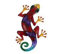 SHINEOFI Pendentif Suspendu Fer Représentant un Gecko Décoration Murale Unique pour Intérieur Ornement Fer pour Couloirs Jardins Fenêtres