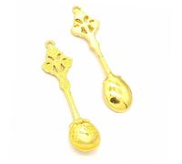 SHINEOFI Pendentifs En Alliage Cuillère 60 Pcs Accessoires De Bricolage Garçon Et Filles Filles Multiples Couleurs Vintage Artisanat Créatif Présent Fête Bijoux Fait Main