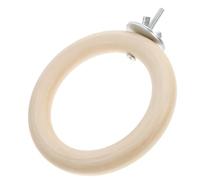 SHINEOFI Perchoir Rond en Bois Multifonctionnel pour Oiseaux Beige, Support pour Perroquets et Calopsittes, pour Cage à Oiseaux à Domicile, Favorise L'activité