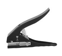 SHINEOFI Perforateur Portable à Main Unique pour Papier Cartes et Couvercles Plastique Outil Manuel Précis pour Bricolage et Bureau
