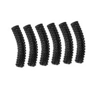 SHINEOFI Perles Creuses Forme De Nouilles Métal Perles De Bijoux Espacement Torsadées Pour Fabrication De Bijoux