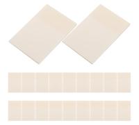 SHINEOFI PET Notes Autocollantes 20 Blocs Transparentes 20 Pièces | Adhérence Repositionnable Rapide, Lecture Claire du Texte, pour Documents et Réunions de Projet