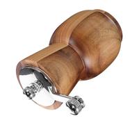 SHINEOFI Petit Moulin à Poivre Manuel en Acier Inoxydable Manivelle, Broyeur Polyvalent pour Barbecue et Mini Flacon d'Épices Portable pour Assaisonnement Cuisine