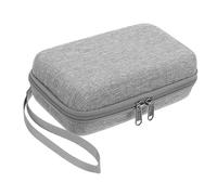SHINEOFI Petite Valise Paquet à Main Rigide pour Maquillage Gris Mini Format Portable pour Femmes Trousse de Voyage Cosmétique Poignée Rangement Pratique