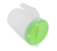 SHINEOFI Pichet à Eau Plastique avec Poignée Cruche Réutilisable pour Jus Froid et Thé Glacé Carafe Verte avec Couvercle pour Maison Bureau Barbecue et Pique-