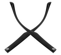 SHINEOFI Pièces Détachées Universelles pour Branches de Lunettes Tr90 9,5 MM Noir Brillant, Kit Complet pour Réparation et Remplacement Adapté à Lunettes de Vue et Soleil