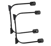 SHINEOFI Pieds De Table Pliables en Métal Robustes Réglables pour Projets De Bricolage Lot De 2 Support De Montage Pré-percé pour Meubles DIY D'espace
