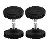 SHINEOFI Pieds en Caoutchouc pour Balance Cuisine de Poche 4 Pcs, Base Antidérapante en Caoutchouc M8, Compatible Balances Électroniques 60-200 Kg, Accessoires de Remplacement Industriel