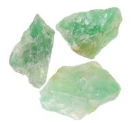 SHINEOFI Pierre de Cristal Naturelle Verte Fluorite 2-5 Cm 100 G Pierres Décoratives pour Décoration de Table, Ornement Intérieur et Jardin, Accessoires pour Présentation et Ambiance Zen