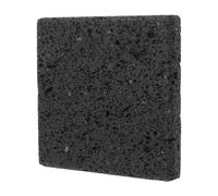 SHINEOFI Pierre de Cuisson en Lave Volcanique 10x10x1,5 Cm Gris, Grill Coréen en Pierre Volcanique pour Barbecue, Plaque Polyvalente pour Griller Tofu, Steak et Champignons, Cuisson