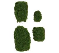 SHINEOFI Pierre Décorative en Mousse Artificielle Réaliste, Lot de 4 Pierres pour Décoration Intérieure, Aménagement Paysager et Jardins Miniatures, sans Entretien, pour Déco Salon et