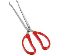 SHINEOFI Pince Multifonctionnelle en Acier Inoxydable Courbée pour Attraper Anguilles et Poissons Outil de Ramassage de Fruits de Mer pour Pêcheurs et Plages