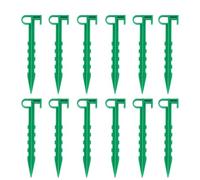 SHINEOFI Piquets de Tente de Camping en Plastique 14 Cm 20 Pièces pour Jardin Extérieur et Fixation au Sol Accessoires de Tente Auvent Gazebos Résistants