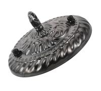 SHINEOFI Plafonnier à Lampes avec Crochet Suspendu en Fer Noir, Finition Élégante et Construction Solide, Accessoire pour Décoration de Fête ou Usage Domestique