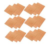 SHINEOFI Planches Bois Maquette Bateau 80 Pièces 8x0.16x0.04 Pouces en Bois Massif Accessoires pour Ponts de Mer en Teck et Chêne