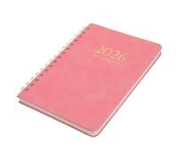 SHINEOFI Planificateur Carnet De Quotidien 2026 Agenda Cahiers Organisateur Ordacieuses De Planification De Cahier De Tâches Métal Rose