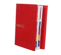 SHINEOFI Planner Calendrier Journal Minimaliste PU pour Notes Objectifs Organiseur Compact avec pour Étudiants et