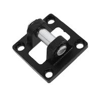 SHINEOFI Plaque de Montage pour Vérin Pneumatique Cb-80 en Fer, Base Double Ergots Standard, Support de Cylindre Pneumatique Robuste avec Fixation Sécurisée pour Applications Industrielles