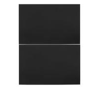 SHINEOFI Plaques d'Aluminium A4 Noires pour Gravure DIY Lot de 2 Feuilles Métalliques Décoratives Lisses Feuilles d'Aluminium pour Bricolage et Cartes à Graver Matériau Solide Adapté