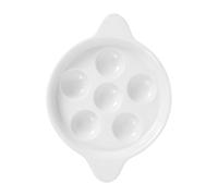 SHINEOFI Plat à Escargots Au Four Céramique Résistante Chaleur Ustensile de Cuisson Pratique pour Restaurant et Barbecue