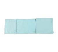 SHINEOFI Pochette de Rangement Accoudoir Canapé Coton Compartiment Suspendu pour Télécommande et Accessoires Organisateur Latéral Salon Facile à Nettoyer et Réutilisable Petit Modèle Bleu