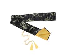 SHINEOFI Pochette Japonaise en Soie pour Sabre, Sacoche de Rangement Multifonctionnelle, Noire, pour Arts Martiaux Tai, Simple et Élégante