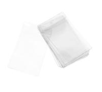 SHINEOFI Pochettes Porte-Cartes Réutilisables 12 Pièces Protège-Étiquettes Autocollant Transparent Rangement Cartes Magasin Bureau École Format 7,5 X 12 Cm