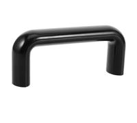 SHINEOFI Poignée Bakélite U Résistante pour Machine Industrielle Poignée Ovale Ergonomique pour Fours et Portes Fixation avec Filetage Interne Centre de Trou Noire