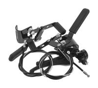 SHINEOFI Poignée de Frein pour Fauteuil Roulant Manuel, Acier Abs, | Installation Rapide, Câbles et Verrou Inclus, Usage Maison ou Hôpital, Stabilité Renforcée pour Seniors