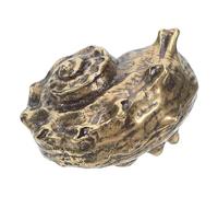 SHINEOFI Poignée de Porte Intérieure en Laiton Vintage D'ammonite Marron, Décorative et Résistante à L'usure, Portes Résidentielles et Chambres D'garçon et Filles