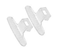 SHINEOFI Poignée de Porte Lave-linge Transparente 2 Pcs Remplacement Loquet Compatible Tg60 Usage Domestique Solide Ergonomique