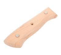 SHINEOFI Poignée de Rechange en Bois D’olivier pour Coupe-légumes, Manche Antidérapant Léger Trou de Fixation, 1 Pièce, Accessoire Pratique pour Cutter Cuisine Sécurisée et Usage Quotidien