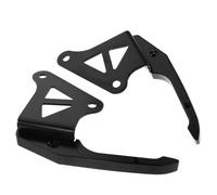 SHINEOFI Poignées de Maintien Arrière Moto en Alliage D’Aluminium, Barres D’Appui Siège Arrière Universelles Noires, Accessoires Passager Moto pour Toutes Saisons, Installation Rapide