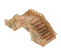 SHINEOFI Pont Décoratif Miniature en Résine Khaki, Finition Soignée | Jardin Miniature et Projets Diy, Style Adorable, Ne Se Déforme Pas, Ne Se Décolore Pas