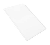 SHINEOFI Porte-Brochures en Acrylique Transparent A4 Vertical Présentoir Mural Blanc Support Documents Polyvalent pour Brochures et Prospectus Organisateur de Littérature Professionnel